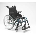 NOLEGGIO - CARROZZINA INVACARE PIEGHEVOLE - Portata MAX 120 kg -RUOTE POSTERIORI IN ALLUMINIO