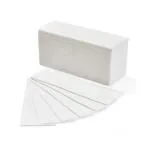 -CARTA MANI - (Dim. 25.5x10.5 cm chiuso) - A "V" 2 VELI - (CONF. DA 210 PZ) - 100% CELLULOSA, BIANCHISSIMI - (Dim. 21,5 x 24 cm aperto) (Il cartone contiene 15 confezioni per un totale di 3150 foglietti)