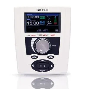 DiaCaRe 5000 RE: Versione a consumo (pay-per-use) del DiaCaRe 5000: apparecchio portatile per Tecarterapia capacitiva e resistiva, potenza 180W, display touch 4,3", canone legato all'utilizzo effettivo.