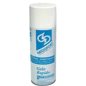 GELO RAPIDO (SPRAY 400 ml) - GHIACCIO SPRAY PER ATTENUARE IL DOLORE DOVUTO A CONTUSIONI - NON USTIONA LA PELLE - EMOLLIENTE E LENITIVO