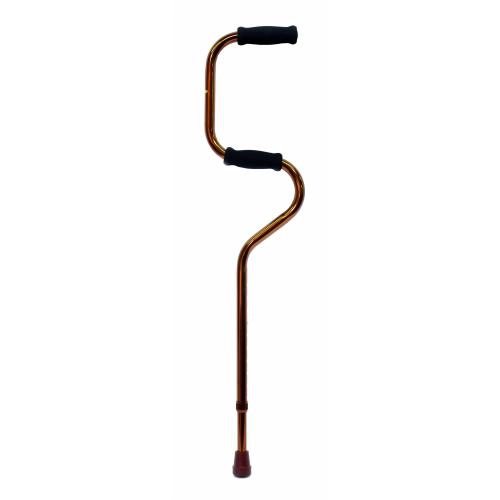 BASTONE DA PASSEGGIO STAND-UP ALTEZZA REGOLABILE (83-106 cm) IN ALLUMINIO - DOPPIA IMPUGNATURA - PORTATA MAX 115 kg