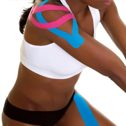 KINESIOLOGY TAPE (Giallo 5 cm x 5 m) - NASTRO ADESIVO ELASTICO CON ELASTICITÀ E SPESSORE SIMILE ALLA PELLE - ESTENSIBILITÀ DI CIRCA IL 50-60% - USO PROFESSIONALE - (1 pz)