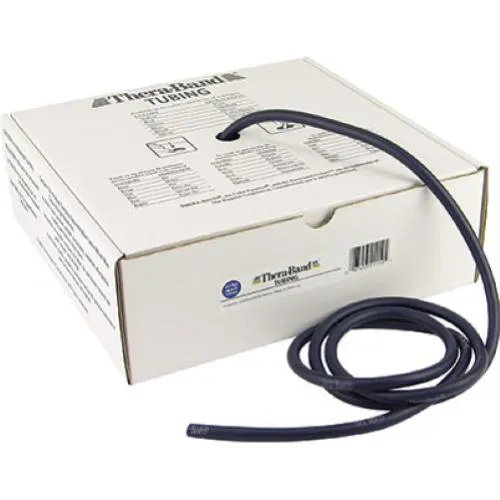 THERA-BAND TUBOLARE PER ESERCIZI - (Blu 7,5 mt) (Allungamento 100% = resistenza 3,2 kg) MANEGGEVOLE E VERSATILE - IDEALE PER POTENZIARE E RIABILITARE LA FUNZIONE MUSCOLARE ED IL MIGLIORAMENTO DELLA MOBILITA' -