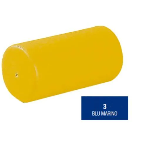 CUSCINO CILINDRICO (Misure 20 x Ø 8) (Blu Marino) IGNIFUGO ED IGIENICO - FACILMENTE LAVABILE E AD ALTA RESISTENZA