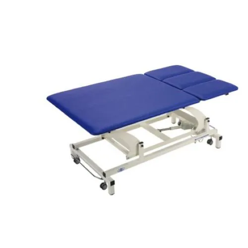 BOBATH S RIC 120 - LETTINO ELETTRICO PROFESSIONALE 2 SEZIONI TESTATA DIVISA IN 3 PARTI - GRANDI DIMENSIONI - REGOLAZIONE ALTEZZA CON DOPPIA PEDALIERA (47-97 cm) - KIT RUOTE - metodo terapeutico di Bobath (Reflex Inhibiting Postures) -