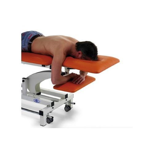 BRACCIOLO TRASVERSALE (Azzurro Fiordaliso) PER LO SCARICO DELLE BRACCIA - SOLO PER LETTINO MODELLO THER OSTEO E THER OSTEO D