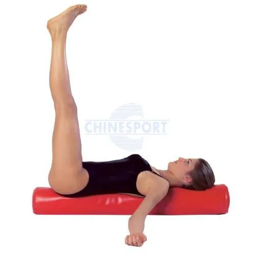 CILINDRO PROPRIOCETTIVO BACK SCHOOL (Rosso) Dimensioni: ø cm 17 x 110 - RIVESTIMENTO TIRATO IGNIFUCO E SANIFICABILE - agevola la rieducazione propriocettiva del rachide. COLORE A SCELTA.