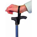 POLSIERA PER FISSARE AL POLSO IL BASTONE DA PASSEGGIO IN MORBIDO VELCRO REGOLABILE