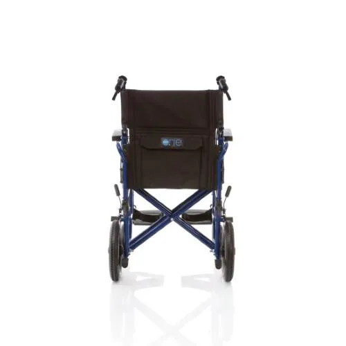 CARROZZINA GO UP CON SEDUTA 48 cm - DA TRANSITO E CON FRENO OPERATORE - IN ACCIAIO A DOPPIA CROCIERA E PORTATA DI 150 Kg - RUOTE POSTERIORI IN PU - PEDANE REGOLABILI - SCHIENALE RECLINABILE E BRACCIOLI RIBALTABILI - PESO 17,5 Kg