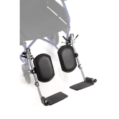 PEDANE ELEVABILI CROMATE - (PAIO) - PER CARROZZINE MODELLI: CP1xx, CP2xx, CP3xx, CP5xx, CP6xx