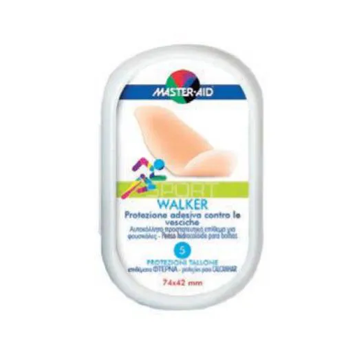SPORT WALKER (6,2 x 2,4 cm) PROTEZIONE IDROCOLLOIDALE PER PREVENIRE LA FORMAZIONE DI VESCICHE E SUCCESSIVE LESIONI CUTANEE - CONF. DA 5 PZ