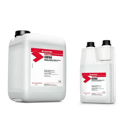 IGIENIX CH - (5 kg) DETERGENTE/ IGIENIZZANTE IDONEO PER TUTTE LE SUPERFICI - NON MACCHIA E NON CORRODE - UTILIZZABILE ANCHE NEI NEBULIZZATORI ELETTRONICI PER IGIENIZZARE LE MANI