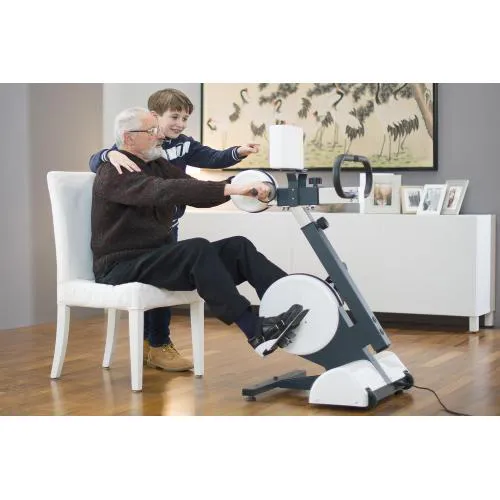 MOTOLife EVO - Cicloergometro touch screen con biofeedback per valutazione diagnostica e riabilitazione degli arti inferiori e superiori.