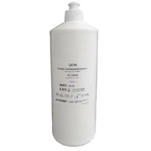 TECAR RF CREAM (Dispenser da 1'000 ml) - CREMA PER RADIOFREQUENZA (TECAR) L’elevata conducibilità garantisce i migliori risultati sia nella fase capacitiva che nella fase resistiva del trattamento.