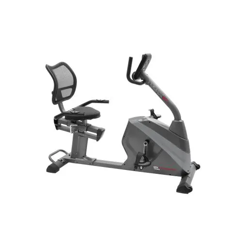 CYCLETTE ORIZZONTALE r95 - Programmi: 1 manuale, 10 presettati, 1 Watt, 4 HRC, 5 user - sistema frenante magnetico - portata max 130kg - Visualizzazione parametri di allenamento: distanza, tempo, calorie, pulse, velocità, Watt, RPM, recovery