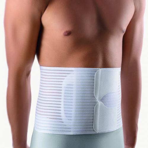 BORT - Fascia per ernia cicatriziale (TG.1) (H. 21 cm) (60/95 cm Circonferenza Vita) Tessuto elastico traspirante con chiusura in velcro - Pelotta arrotondata rinforzata con materiale plastico, posizionabile individualmente - Due stecche di rinforzo