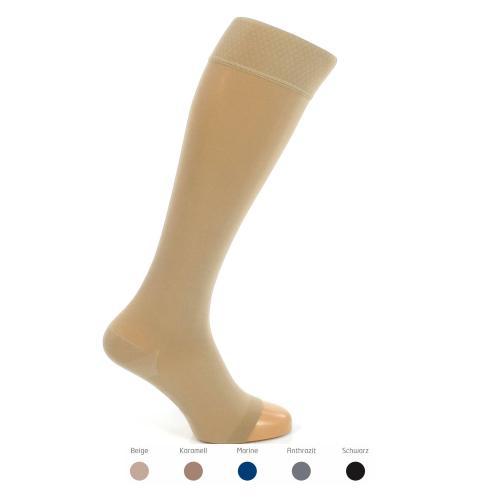 AktiVen® VITAL AD CCL2 - punta aperta - ANTRACITE - GR. III - calza compressiva confortevole e versatile