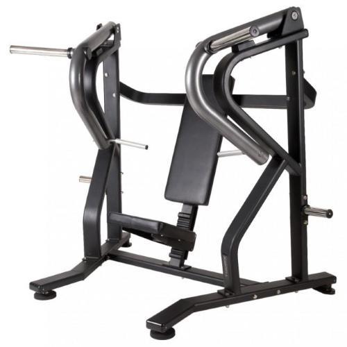 CHEST PRESS - MOVIMENTO INDIPENDENTE DELLE BRACCIA - struttura in acciaio sezione ovale piatta 110 x 50 x 3 mm. / bracci movimento Ø 89 mm. / peso max. utente 150 kg. / carico max 200 kg.
