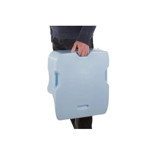 CAPILUVE - Vaschetta lavatesta per pazienti allettati, maggiore comodità attorno a spalle, collo e occipite. Dotata di serbatoio integrato per l’acqua sporca, maniglie per il trasporto. Realizzata in polietile, 45 x 48 x 16 h cm