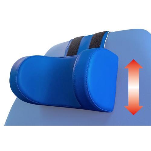 CUSCINO POGGIATESTA (BLU SCURO) - IMBOTTITO - SAGOMATO - DOTATO DI FASCIA PER RAPIDO INSERIMENTO