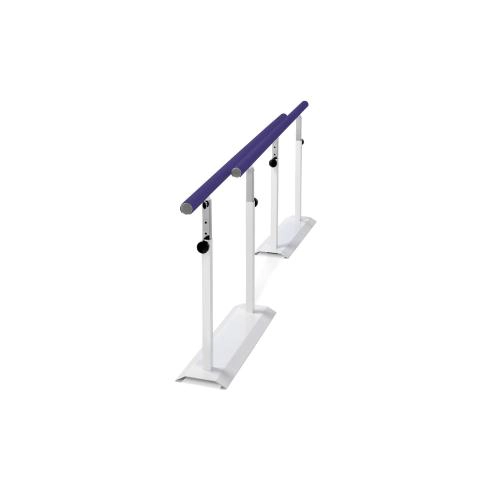 BARRE PARALLELE 2,5M (2,5 mt) - SISTEMA PIEGHEVOLE DI BARRE PARALLELE, ALTEZZA E LARGHEZZA REGOLABILE, PER L'ESERCIZIO DI UN'ATTIVITA' FISICA O RIABILITATIVA - STRUTTURA IN ACCIAIO VERNICIATO - CORRIMANO IN TERMOPLASTICA ANTISCIVOLO