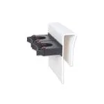 SUPPORTO STAMPELLE / BASTONI PER LETTO - Sostegno pratico per stampelle applicabile, con gancio, alla base del letto. Non necessita di montaggio a vite