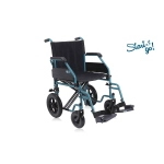CARROZZINA START3 GO (SEDUTA 40cm) - PIEGHEVOLE DA TRANSITO CONVERTIBILE IN AUTOSPINTA CON KIT (OPZIONALE) - DOPPIA CROCIERA - Portata MAX 130 kg - PU Tubeless - SEDUTA E SCHIENALE IN NYLON IMBOTTITO LAVABILE