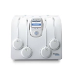 Wireless Pro 4 CH Full: stimolatore wireless 4 canali, 63 programmi (TENS/NMES, neurologia, LCA), funzione Trigger, tecnologia Muscle Intelligence™, 2 telecomandi e docking station; per riabilitazione neurologica e ortopedica.