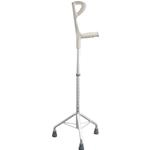 TRIPODE IN ALLUMINIO A BASE LARGA CON MANICO APPOGGIO BRACHIALE E IMPUGNATURA ERGONOMICA - REGOLABILE IN ALTEZZA