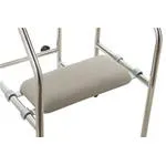 SEDILE (Colore Grigio) IMBOTTITO PER DEAMBULATORI SOTTOASCELLARI E ANTIBRACHIALI MARCA MORETTI - LUNGHEZZA TOTALE 53 cm - LUNGHEZZA SEDILE 41 cm