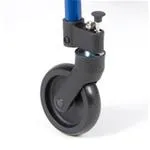 RUOTE ANTERIORI (Paio) PIROETTANTI COMPLETE DI GAMBE, PER ROLLATORE MODELLO RP751 MARCA MORETTI - VENDITA AL PAIO