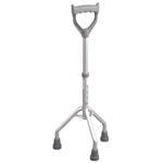 TRIPODE PER BAMBINI IN ALLUMINIO A BASE LARGA CON MANICO CHIUSO ED IMPUGNATURA ANATOMICA - REGOLABILE IN ALTEZZA