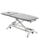 EVO UNIX 1 - LETTINO PROFESSIONALE PER VISITA E MANIPOLAZIONI ELETTRICO A 1 SEZIONE MOBILE E 1 FISSA - REGOLAZIONE ALTEZZA (50-97 cm) - KIT RUOTE E REGOLAZIONE ALTEZZA CON BARRA PERIMETRALE - FORO NASO/BOCCA - ADATTO AGLI AMBIENTI LIMITATI