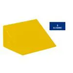 CUSCINO A CUNEO (Misure 35 X 35 X 10 cm) (Blu Marino) IN GOMMAPIUMA, IGNIFUGO - FACILMENTE LAVABILE E AD ALTA RESISTENZA