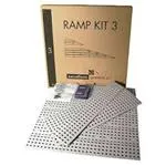 RAMPA IN KIT COMPONIBILE 3 (Altezze da 7,8 a 11,4 cm - Larghezza 75 cm) - Moduli in plastica componibili per interno ed esterno adatti a superare ostacoli di diversa altezza da 7,8 cm fino a 11,4 cm - Indistruttibili, removibili, atossici, ecologici.