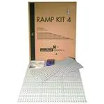 RAMPA IN KIT COMPONIBILE 4 (Altezze da 11,4 a 15 cm - Larghezza 75 cm) - Moduli in plastica componibili per interno ed esterno adatti a superare ostacoli di diversa altezza da 11,4 cm fino a 15 cm - Indistruttibili, removibili, atossici, ecologici.