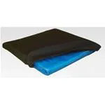 SILIGEL - CUSCINO ANTIDECUBITO IN GEL FLUIDO (45 x 45 x 5 cm) - FODERA ESTERNA NERA IN JERSEY LAVABILE A 60 GRADI CON CERNIERA LATERALE - ADATTO PER PAZIENTI A MEDIO-BASSO RISCHIO DI DECUBITO