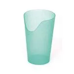 BICCHIERE SAGOMATO (240 ml) CON SCANALATURA PER NASO - MODELLO NOSEY GREEN -