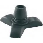 PUNTALE AMPIO APPOGGIO PER BASTONI E STAMPELLE DIAMETRO BASTONE 16mm