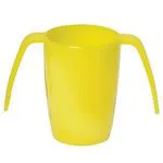 TAZZA LEGGERA (Trasparente) CON DUE AMPI MANICI ( ERGOPLUS ) - 200 ML - idoneo al microonde