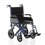 CARROZZINA GO UP CON SEDUTA 43 cm - DA TRANSITO E CON FRENO OPERATORE - IN ACCIAIO A DOPPIA CROCIERA E PORTATA DI 150 Kg - RUOTE POSTERIORI IN PU - PEDANE REGOLABILI - SCHIENALE RECLINABILE E BRACCIOLI RIBALTABILI - PESO 17,5 Kg