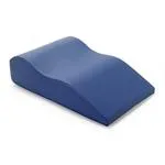 LEG PILLOW (77 x 50 x 20/15 h cm) (BLU MARINO) CUSCINO SAGOMATO ANATOMICAMENTE IN GOMMAPIUMA INDEFORMABILE RIVESTITO IN SIMILPELLE - GARANTISCE LA POSTURA IDEALE DELLE GAMBE IN FASE DI RIPOSO AGEVOLANDO IL FLUSSO SANGUINEO