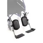 PEDANE ELEVABILI CROMATE - (PAIO) - PER CARROZZINE MODELLI: CP1xx, CP2xx, CP3xx, CP5xx, CP6xx