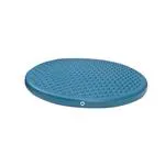 DISCOSIT - Cuscino rotondo gonfiabile (Blu) (Ø 39 cm) per esercizi di postura. Ideale anche per imparare a nuotare.