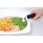 PIATTO CON BORDO RIALZATO (2 cm) - INFRANGIBILE - FACILITA L'ALIMENTAZIONE AUTONOMA