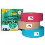 KINESIOLOGY TAPE (Nero 32mt x 5cm) TEMTEX Originale Coreano - NASTRO ADESIVO ELASTICO CON ELASTICITÀ E SPESSORE SIMILE ALLA PELLE - ESTENSIBILITÀ DI CIRCA IL 50-60% - USO PROFESSIONALE -
