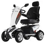 VITA S12 - Scooter moderno ed elegante - 4 ruote pneumatiche con cerchi in lega - Regolazioni della seduta e del piantone dello sterzo - Braccioli ribaltabili e regolabili - Luci a led - Segnalatori acustici - Display a cristalli liquidi