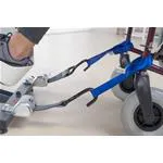 CINGHIE AGGIUNTIVE DI BLOCCAGGIO per MOTOLife Cicloergometro (paio) - In caso di forti spasmi muscolari, evitano il ribaltamento e lo scivolamento della carrozzella.