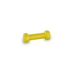 MANUBRIO VINILE (0,5 Kg) (1 PEZZO) COLORE GIALLO - RIVESTITO IN MATERIALE PLASTICO ANTISCIVOLO