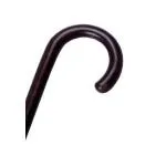 BASTONE (M) IN LEGNO DI CASTAGNO CON MANICO CURVO - lunghezza 92 cm - DA UOMO